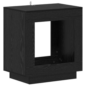 vidaXL Table d'appoint Ch&ecirc;ne noir 60 x 40 x 65 cm Bois d'ing&eacute;nierie