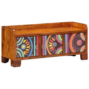 vidaXL Cabinet &agrave; chaussures avec stockage Multicolore 90 x 35 x 40 cm