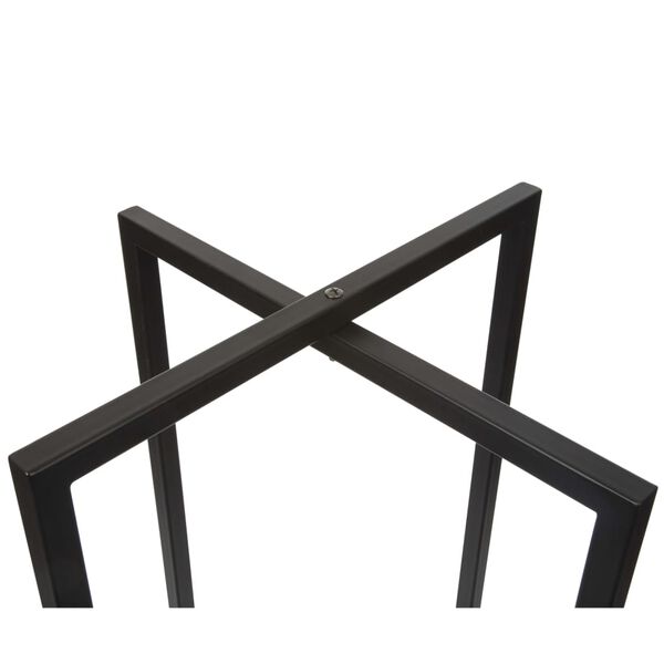 Perel Porte-b&ucirc;ches 34x34x118 cm Noir