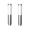 vidaXL Applique murale d'ext&eacute;rieur 2 pcs Acier inoxydable
