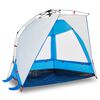 vidaXL Tente de plage 2 personnes lib&eacute;ration rapide imperm&eacute;able
