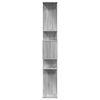 vidaXL Biblioth&egrave;que sonoma gris 92x29x188 cm bois d'ing&eacute;nierie