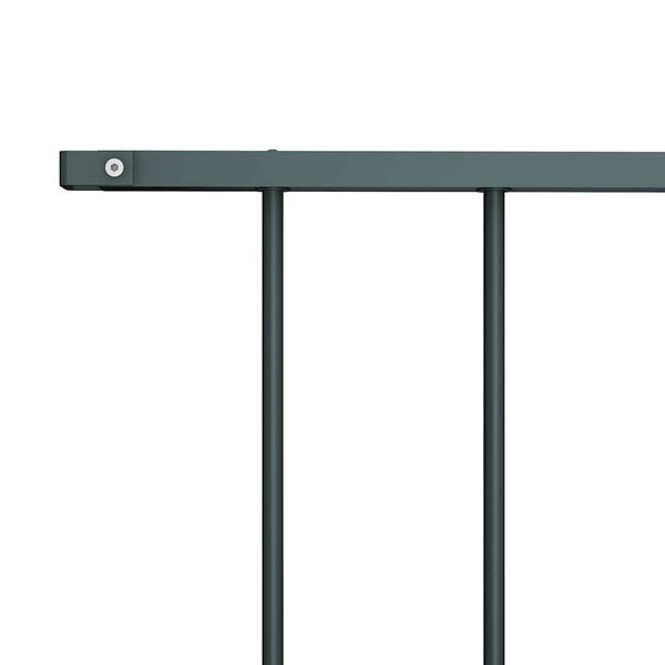 vidaXL Panneau de cl&ocirc;ture en acier thermolaqu&eacute; 1,7x0,75 m Anthracite