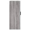 vidaXL Armoires murales 2 pcs sonoma gris bois d'ing&eacute;nierie