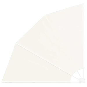 vidaXL Auvent lat&eacute;ral pliable de balcon Cr&egrave;me 210 x 210 cm