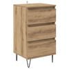 vidaXL Buffet Ch&ecirc;ne artisanal 40 x 35 x 70 cm Bois d'ing&eacute;nierie et fer