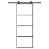vidaXL Porte coulissante avec kit de quincaillerie 76x205 cm Verre ESG