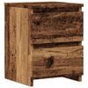 vidaXL Table de chevet vieux bois 30x30x40 cm bois d'ing&eacute;nierie