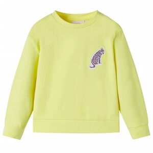 Sweatshirt pour enfants jaune 104