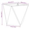 vidaXL Jardini&egrave;re 2 pcs Anthracite 50 x 50 x 50 cm Acier