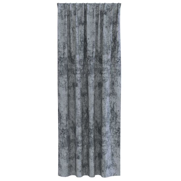 vidaXL Rideaux en velours 2 pcs Gris Argenté 225 x 140 cm Velours