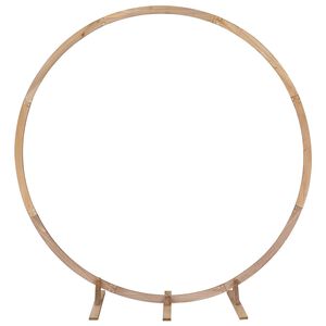 vidaXL Arche de mariage Marron Clair 224 x 80 x 220 cm