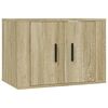 vidaXL Ensemble de meubles TV 4 pcs Ch&ecirc;ne sonoma Bois d'ing&eacute;nierie