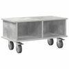 vidaXL Meuble TV 68,5 x 35 x 35 cm Gris b&eacute;ton Bois d'ing&eacute;nierie