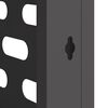 vidaXL Housse de climatiseur Noir 110 x 50 x 80 cm Acier