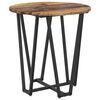 vidaXL Ensemble de tables d'appoint 2 pcs Bois ancien et noir