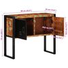 vidaXL Armoire console multicolore 90x35x75cm bois massif r&eacute;cup&eacute;ration