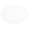 vidaXL Lavabo en forme ovale C&eacute;ramique 40 x 33 cm Blanc