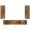 vidaXL Ensemble meuble TV 3 pcs Bois ancien Bois d'ing&eacute;nierie