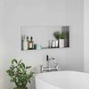 vidaXL Niche de Douche Argent&eacute; 75 x 30 x 9,5 cm Acier inoxydable