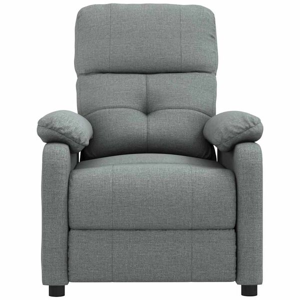 vidaXL Fauteuil inclinable Gris fonc&eacute; Tissu