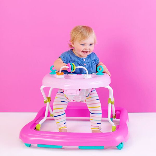 Bright Starts Trotteur pour b&eacute;b&eacute; Walk-A-Bout Floral Friends