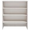 vidaXL Dessus de buffet HAMAR Blanc 90x30x100 cm Bois de pin massif