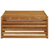 vidaXL Canap&eacute; d'ext&eacute;rieur extr&eacute;mit&eacute; Naturel 115 x 83 x 73 cm