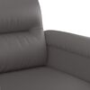 vidaXL Fauteuil Gris 60 cm Similicuir