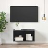 vidaXL Ensemble meuble TV Chêne noir 37 x 37 x 72 cm Bois d'ingénierie