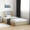 vidaXL Cadre de lit sans matelas ch&ecirc;ne sonoma 90x200 cm