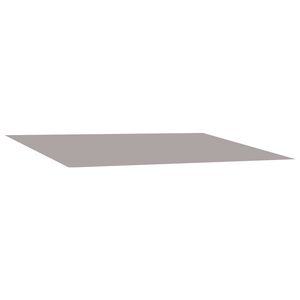 vidaXL Toile de rechange pour auvent Gris clair 450 &times; 350 cm Polyester