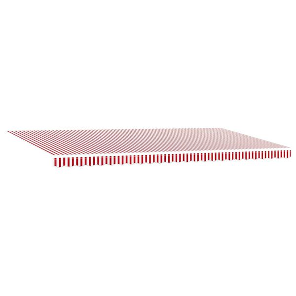 vidaXL Auvent R&eacute;tractable Rouge et Blanc 600 &times; 300 cm