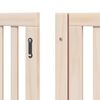 vidaXL Barri&egrave;re pour chien porte pliable 10 panneaux bois de peuplier