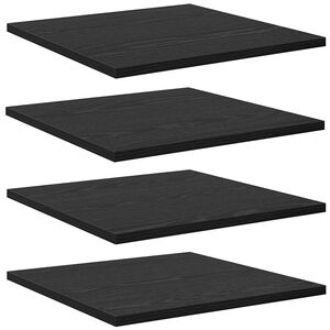 vidaXL &Eacute;tag&egrave;re &agrave; livres 3 niveaux 4 pc 40 x 40 x 1,5 cm Noir