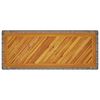 vidaXL Table d'appoint de jardin dessus en bois gris 100x40x75 cm