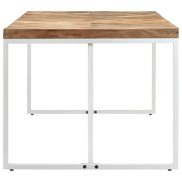 vidaXL Table à manger 180x90x76 cm Bois massif d'acacia et de manguier