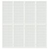 vidaXL Cloison de séparation pliable 4 panneaux 160x170 cm Blanc