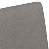 vidaXL Chaises de Salle &agrave; Manger avec Roues 2 pcs Taupe tissu