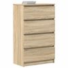 vidaXL Buffet Chêne sonoma 60x35x98,5 cm Bois d'ingénierie