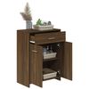 vidaXL Armoire de bain Ch&ecirc;ne marron 60x33x80 cm Bois d'ing&eacute;nierie