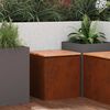 vidaXL Banc de jardin Rouill&eacute; 40 x 40 x 43 cm
