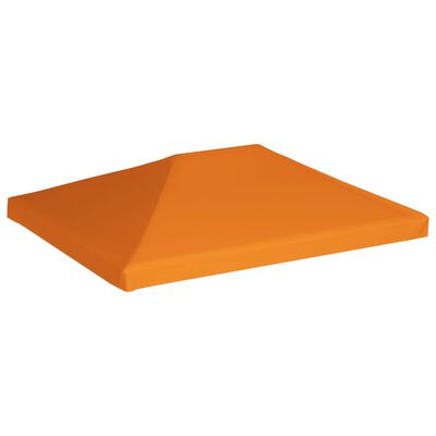 vidaXL Toile supérieure de belvédère 310 g / m² 4 x 3 m Orange