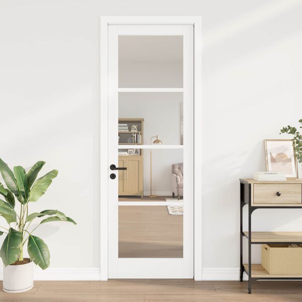vidaXL Porte int&eacute;rieure ORKDAL Blanc appr&ecirc;t&eacute; 78 x 232 cm