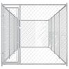 vidaXL Chenil d'ext&eacute;rieur pour chiens 760x192x185 cm