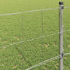 vidaXL Cl&ocirc;ture de prairie Argent&eacute; 100 x 0,8 m Acier galvanis&eacute;