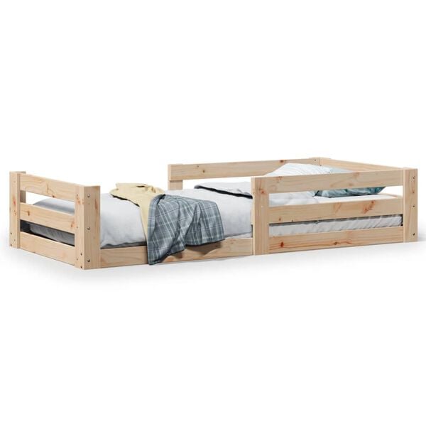 vidaXL Cadre de lit sans matelas 80x200 cm bois massif de pin