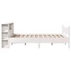 vidaXL Cadre de lit sans matelas blanc 140x190 cm bois de pin massif