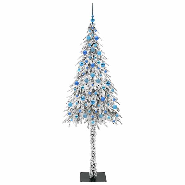 vidaXL Sapin de No&euml;l avec 300 LED Blanc 210 cm PE et Acier