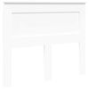vidaXL Lit de Rangement Blanc 120 x 200 cm Bois d'ing&eacute;nierie